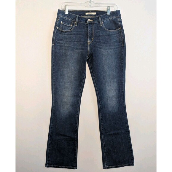 Levi's 515 Bootcut Jeans Women's Size 6 Dark Fade Wash Boot Cut Denim - Picture 1 of 11